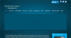 Desktop Screenshot of gelleychiropractic.com